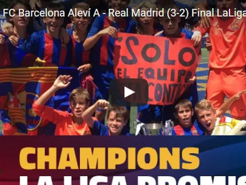Đội trẻ Barca lại 'bán hành' cho Real trong trận chung kết
