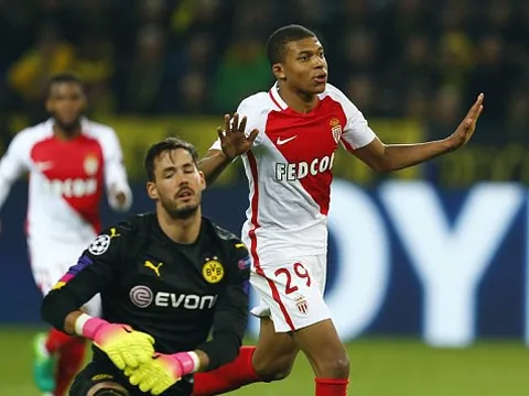 Dortmund 2-3 Monaco (Lượt đi tứ kết Champions League 2016/17)