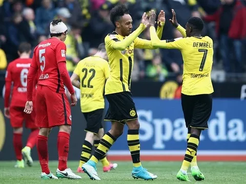 Dortmund vượt ải Frankfurt trong ngày an ninh được thắt chặt