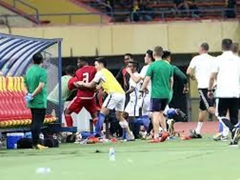 SỐC: U23 Malaysia hỗn chiến với UAE trước thềm đại hội ASIAD 2018