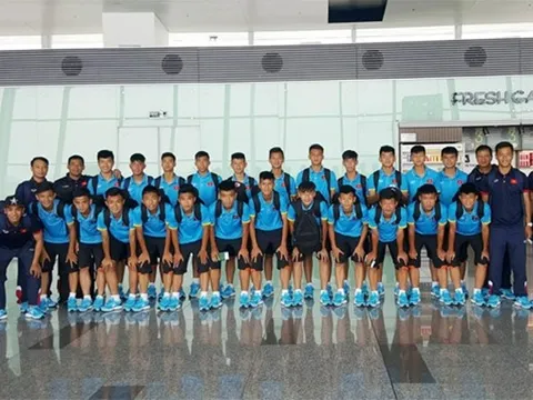 ĐT U15 Việt Nam lên đường dự giải U15 Đông Nam Á 2017