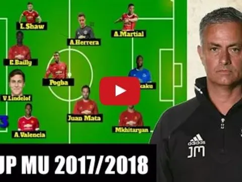 Dự đoán đội hình mạnh nhất của Man Utd mùa 2017/18