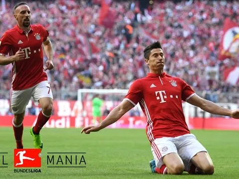 Đứt mạch 6 trận ghi bàn liên tiếp, Aubameyang bất lực nhìn Lewandowski tung hoành