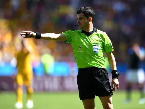 FIFA gây sốc với trọng tài bắt chính đại chiến Pháp vs Bỉ