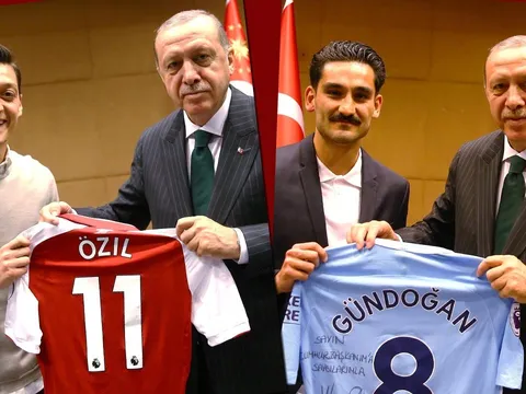 Tủi hổ rời World Cup, Ozil và Gundogan nhận đòn phũ từ tổng thống Thổ Nhĩ Kỳ
