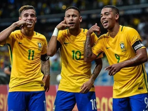 3 sơ đồ siêu tấn công sẽ giúp Brazil chinh phục World Cup