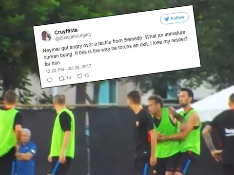 Fan Barcelona nói gì về vụ đánh nhau của Neymar?