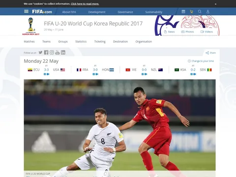 FIFA: "Con rồng U20 Việt Nam khiến đối thủ sợ hãi"