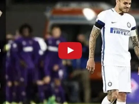 Fiorentina 5 - 4 Inter Milan (vòng 33 Serie A)