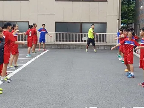 ĐT Futsal nữ Việt Nam có buổi tập đầu tiên trên đất Nhật