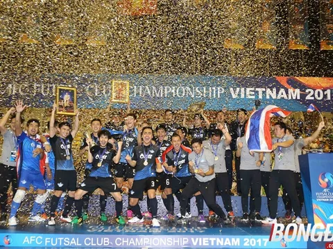 Bế mạc AFC Futsal Club 2017: Bluewave Chonburi lên ngôi vô địch, Thái Sơn Nam đứng vị trí thứ 3