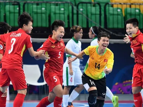 Đả bại Indonesia, tuyển nữ futsal VN lần đầu vào bán kết châu Á