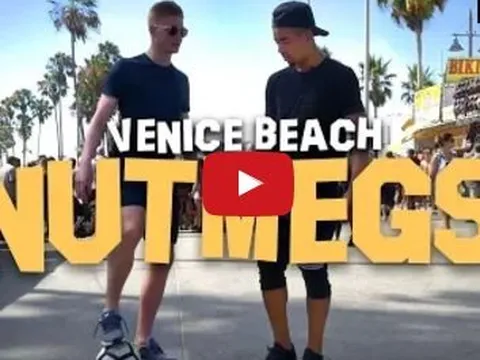 Gabriel Jesus và Kevin De Bruyne phô diễn kĩ thuật trên đường phố Los Angeles