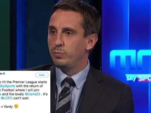Gary Neville gây bão với dòng trạng thái về mục tiêu của Man Utd