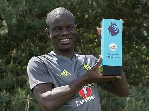 Giải thưởng cao quý liên tiếp về tay N'Golo Kante