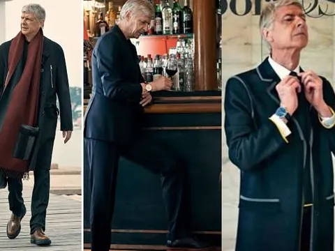 Giáo sư Wenger và gu thời trang sang chảnh bất ngờ