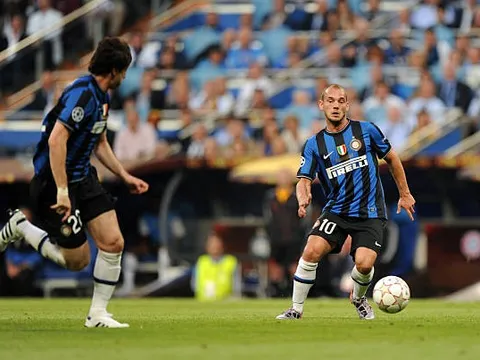 Giờ thì Inter đã tìm được cặp Sneijder-Milito mới