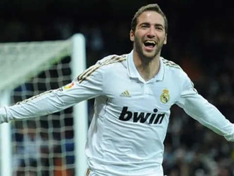 Gonzalo Higuain khi còn tung hoành tại Real Madrid