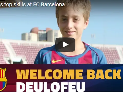 Há hốc mồm với tài năng của Deulofeu khi còn bé tí