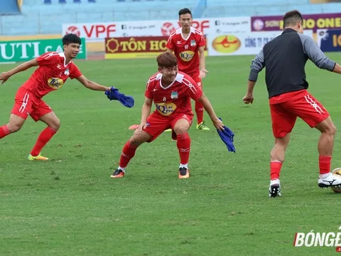 HAGL tập kín, sẵn sàng chiến Hà Nội FC