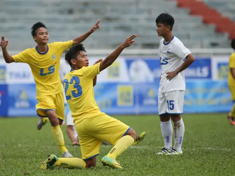 VCK U15 Quốc gia – Cúp Thái Sơn Bắc 2017: Toàn thắng SLNA vào bán kết