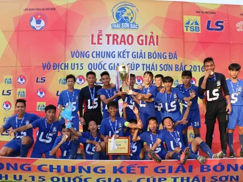 Khởi tranh VCK U15 Quốc gia 2017: ĐKVĐ HAGL chạm trán chủ nhà Tây Ninh