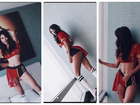 Han Melanie - Bông hồng Trung Quốc 'thả thính' tuyển Bỉ