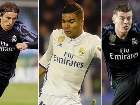 Hàng tiền vệ chính là chìa khóa mở ra thành công cho Real Madrid