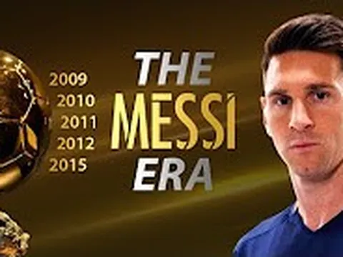Hành trình chinh phục 5 danh hiệu QBV của Messi