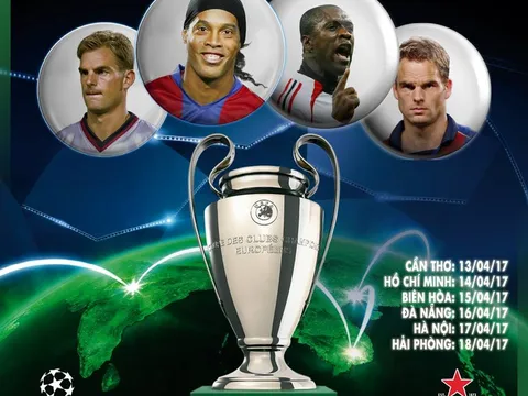 Hành trình cuồng nhiệt đón cúp UEFA Champions League - Khuấy động cuộc vui bóng đá