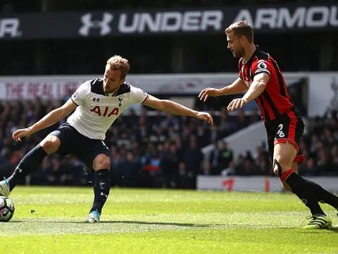 Harry Kane nâng tỷ số lên 3-0 cho Tottenham (Tottenham vs Bournemouth)