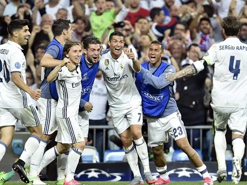 Hat-trick của Ronaldo giúp Real nhấn chìm Hùm xám