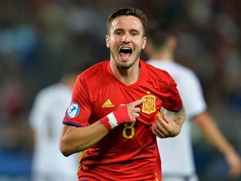 Hat-trick của Saul Niguez vào lưới U21 Italia
