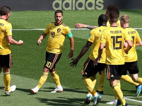 Hazard + Lukaku = Poker, Bỉ "vùi dập" Tunisia không thương tiếc