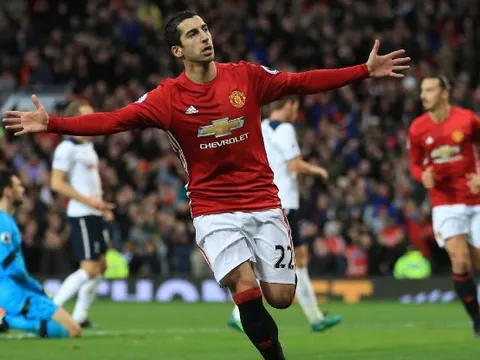 Henrikh Mkhitaryan chơi tuyệt hay trước Tottenham ở lượt đi