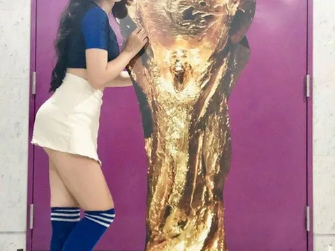 32 hotgirl Việt "nóng bỏng" trong sắc áo 32 đội tuyển World Cup 2018