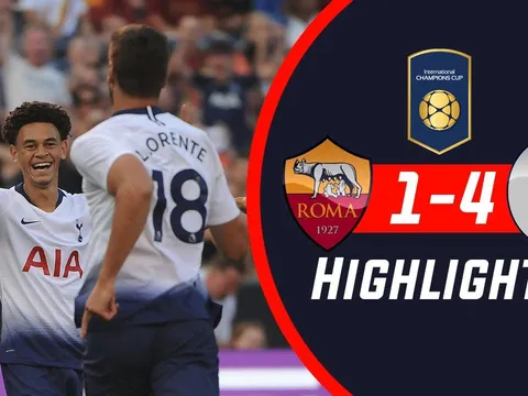 Highlights: AS Roma 1-4 Tottenham (ICC 2018)