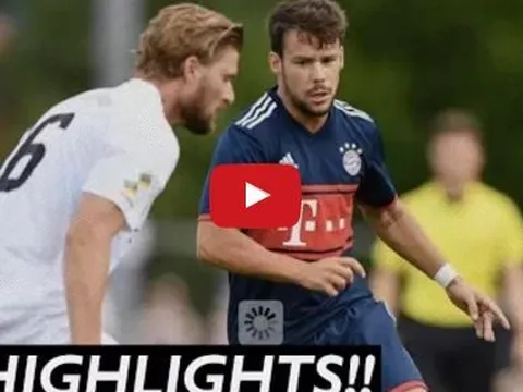 Highlights: Bayern Munich 9 -1 FSV Erlangen Bruck (giao hữu)