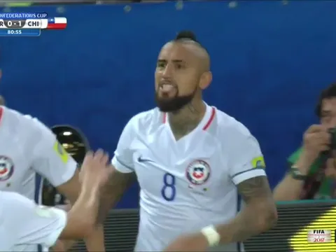 Highlights: Cameroon 0-2 Chile (Bảng B Confed Cup)
