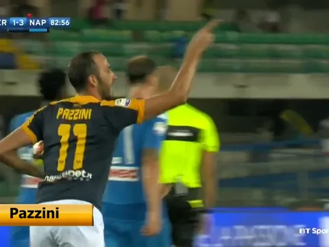 Highlights: Hellas Verona 1-3 Napoli (Vòng 1 Giải VĐQG Italia)