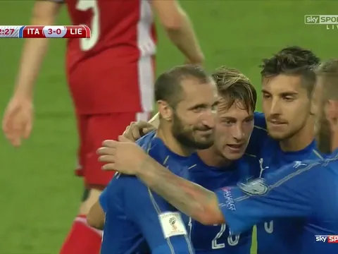Highlights: Italia 5-0 Liechtenstein (Vòng loại World Cup 2018)