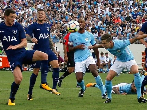 Highlights: Man City 3-0 Tottenham (ICC Cup 2017)