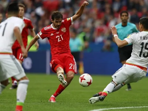 Highlights: Mexico 2-1 Nga (Bảng A Confeds Cup)