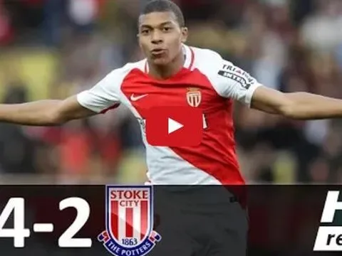 Highlights: Monaco 4-2 Stoke City (giao hữu)