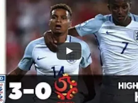 Highlights: U21 Anh 3-0 U21 Ba Lan (U21 châu Âu)