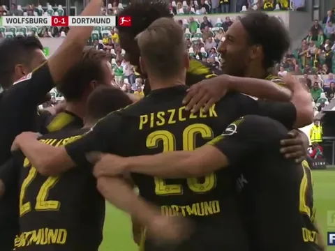 Highlights: Wolfsburg 0-3 Borussia Dortmund (Vòng 1 giải VĐQG Đức)