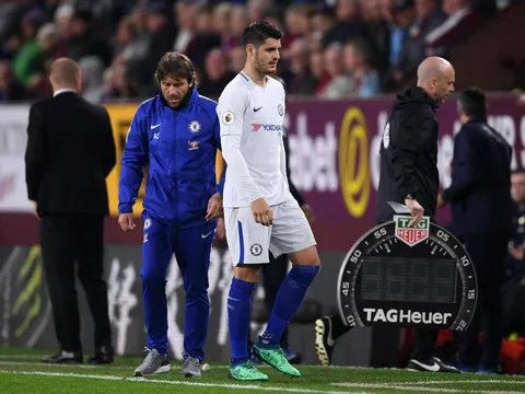 HLV Conte: Morata tức giận với cậu ấy, không phải với tôi