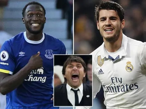 HLV Conte so sánh Lukaku với Morata