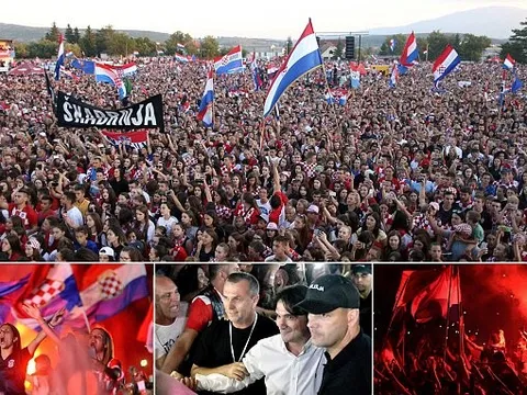 HLV Croatia được chào đón nồng nhiệt ở quê nhà