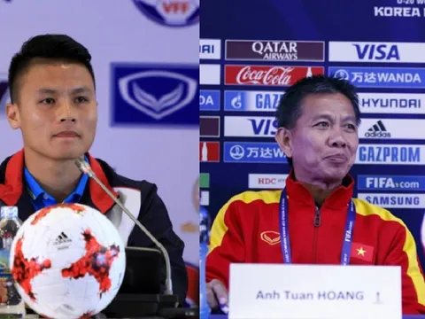 HLV Hoàng Anh Tuấn không tiếc lời khen trò cũ Quang Hải
